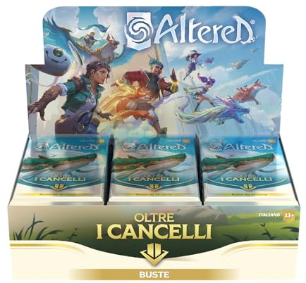 Equinox Altered Oltre i Cancelli Display da 36 Buste-deckbuilding unico, gioco di carte collezionabili strategico, 13+, per 2 giocatori, 20-30 min, Colore, ALTDISBO01IT