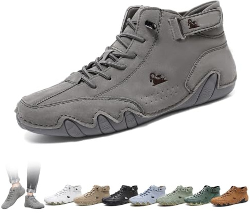 Bottes hautes italiennes faites à la main pour hommes, chaussures d'extérieur minimalistes Beck, respirantes, antidérapantes, décontractées, pieds nus, pour la marche, la randonnée, la conduite, botte