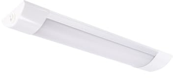 LED Unterbauleuchte IP42 Weiß Wandleuchte mit Schalter neutralweißes Licht 4000 K 930 lm 30 cm breit Wandlampe Bad Küche