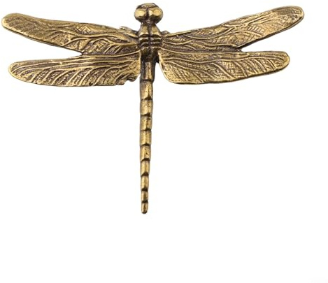 WIIYENA Aufwendiges, handgefertigtes Messing-Design einer Libelle. Ein tolles Deko-Objekt