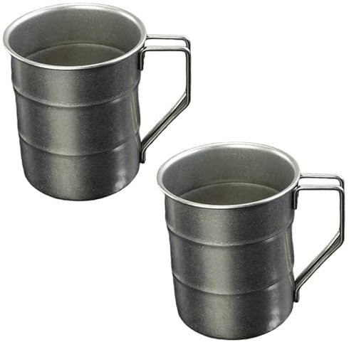 Pastoralist Stainless Steel Beer Stein Mug 2Pcs, Bulk Pack - Great for Restaurant, Brewery, Pub