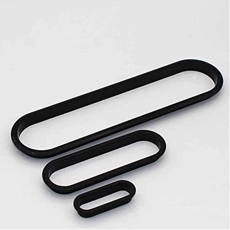 Cable Grommet,Desk Hole Cover,Outlet 4pc Plastic Table Cable Outlet Grommet Oval Plug Cover for PC Wire Holder Cabinet Vent Hole Decor Handle Furniture Hardware(S Black)