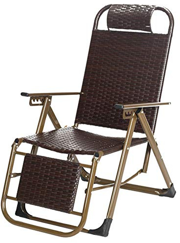 Lsoiup Praktischer klappbarer Korbsessel für die Balkonterrasse, Cooler Alter Rattansessel für den Sommer, Freizeit