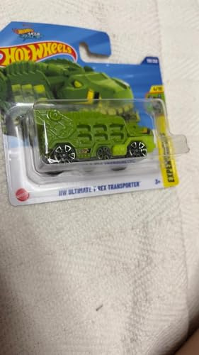 Hot Wheels Maßstabsfahrzeug 1:64 zum Spielen oder Ausstellen. Automodell-Kollektion. Geschenk für Kinder. Modell des Jahres 2025, Wähle 1 Auto (HYY90, 156/250 HW Ultimate T-Rex Transporter)