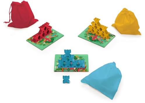 Djeco Pyramide Stapelturm AFFE - FSC Mix Holzspielzeug