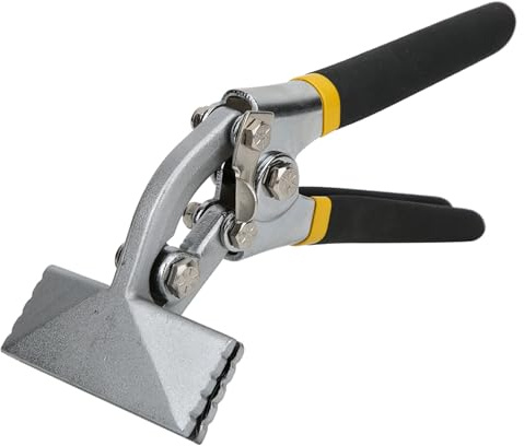 Pinza per piegare la lamiera Maniglia antiscivolo per carichi pesanti Aggraffatrice manuale per lamiera per metallo Lavorazione di piegatura della plastica in acciaio inossidabile (Piegata)