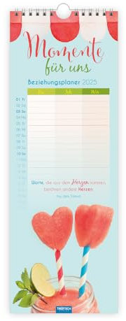 Trötsch Maxi-Streifenkalender Momente für uns 2025: Wandkalender