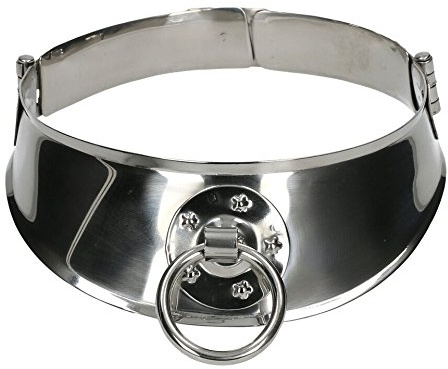 elegantes Halsband aus Edelstahl - abschließbar