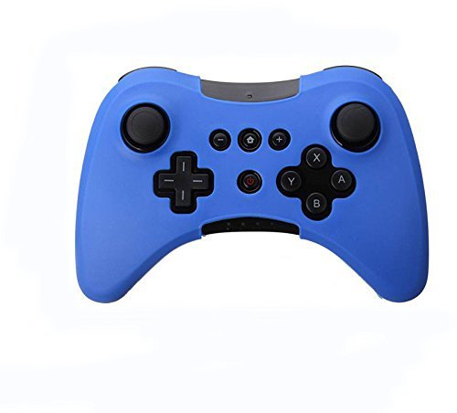 Weiche Silikon-Schutzhülle für Wii U Pro WiiU Wireless Controller, Blau