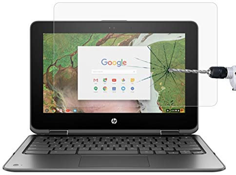 Cqu Laptop Full Screen Film Protect Cover HD Tempered Glass Screen Protector Film for HP Chromebook x360 11 G1 EE 11.6 inch Netbook Portable Computer