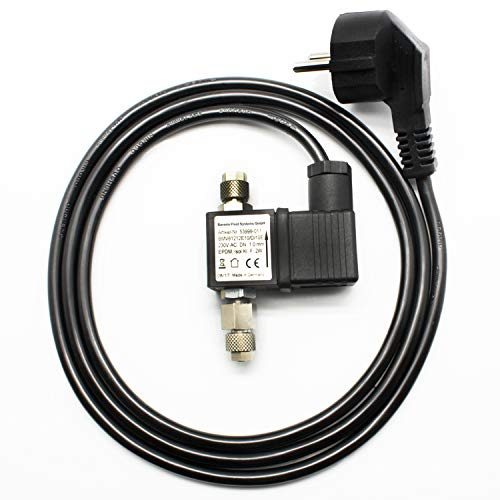 Bavaria Fluid Systems CO2 Solenoid Valve for Aquariums with Integrated Check Valve, 2-in-1 Night Shut Off, Low Noise, Energy Efficient, Made in Germany