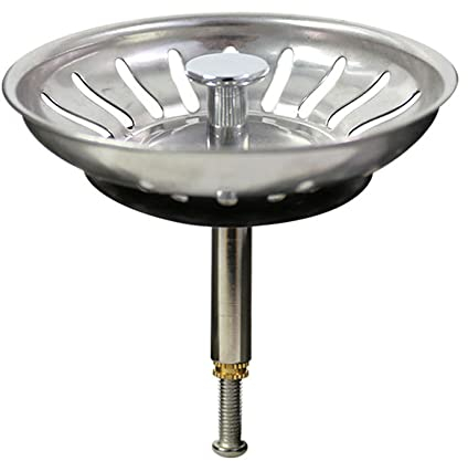 Talea Filterkorb für Stopper Betrieb, Siebkörbchen Spüle,Ø80mm für 3,Spülbecken Sieb Stopper QS348