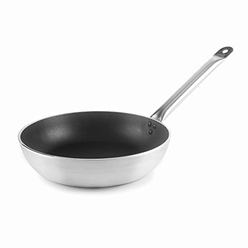 LACOR - 21524 - Sartenes Antiadherentes CHEF-TRICAPA, Sartén Honda, Antiadherente 3 capas, Ecológico, Libre de PFOA, Apta para todo tipo de cocinas excepto Inducción, Aluminio, 24 cm