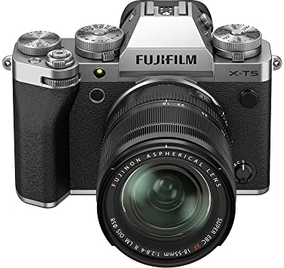 X-T5 Silver + FUJINON XF18-55 F2.8-4 R LM OIS Objectif Kit