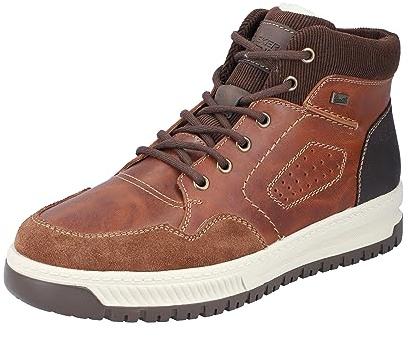 Rieker Herren 38544 Schnürstiefel, Braun, 43 EU