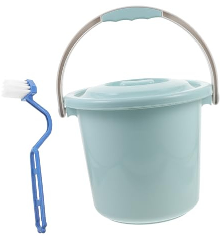 Ciotola portatile da viaggio, vasino urinale, a prova di perdite, per, per WC portatile, per tostapane, in plastica, per bambini e adulti