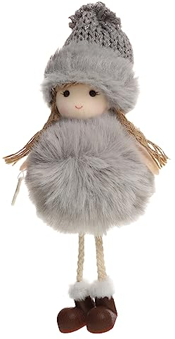 OUNONA 1stück Kreative Weihnachtsdeko Angel Doll Hängende Puppe Für Festliche Atmosphäre Für Weihnachtsbaum Wohnraum Und An Freunde Und Familie