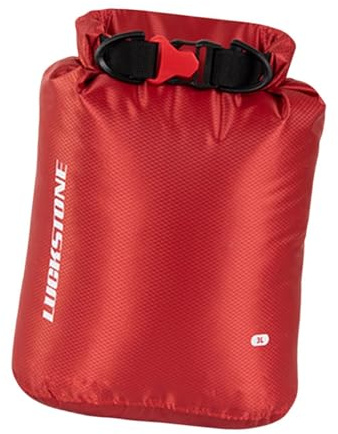 Amagogo Wasserdichter Dry Bag, wasserdichter Sack, reißfest, hält die Ausrüstung trocken, praktischer Sack, Kajak-Schwimmtasche für Rafting, Kanu, Segeln, 3 L Rot