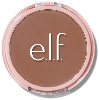 e.l.f. Halo Glow Powder Filter, Polvere Fissante Compatta, Coprenza Leggera e Modulabile, Sfuma L'aspetto dei Pori, Con Soffio Vellutato e Specchio, Vegano & Cruelty-Free, Rich Cool