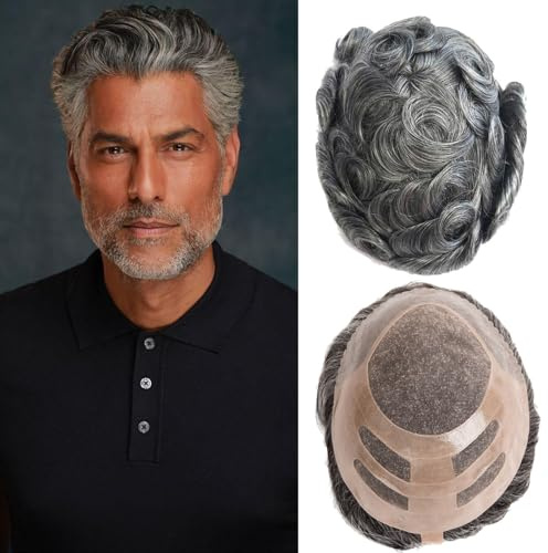 Ehairc Hair System For Men Bond Mono Lace Pu #1B65