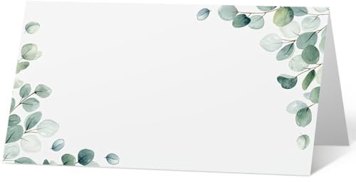 Kellegour 50 Pezzi Segnaposto Bianchi,Carta da Tavolo Bianchi Cartellini Segnaposto,Cartellini Segnaposto Tavolo,Carte dei Posti per Tavolo per Matrimonio,Compleanno,Comunione