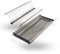AZERODESIGN-Escurreplatos-Escurridor de Platos-Bandeja Escurreplatos-Escurridor de Platos Acero Inoxidable-Escurridor sobre Fregadero-330mm Profundidad-Varios Largos a Elegir (MÓDULO 50)
