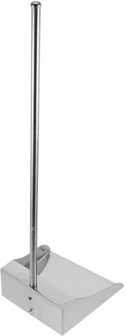 IWOWHERO Pala para Basura de Acero Inoxidable Recogedor Recogedor para Uso Doméstico Herramienta de Limpieza para Barrer Basura Interior y Exterior