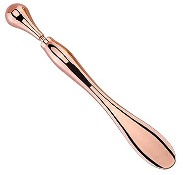 OATIPHO Barra de Masaje Ocular Alivia Fatiga y Reduce Problemas la Zona del Contorno de Ojos de Aleación de Zinc Dorado para Mujeres