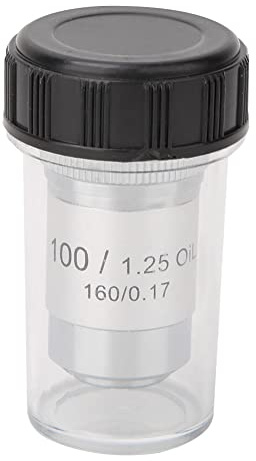 RESPICEFINEM 195 LENS OBIETTIVO ACROMATICO ALLASTEEL per tutti i microscopi biologici (100x)
