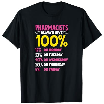 I farmacisti Danno Sempre Il Farmacista Divertente al 100% Maglietta