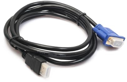NUOBESTY Cable Vga De 1,8 m con Conectores De 15 Contactos Chapados En Oro, Adecuado para Reproductores DVD y Televisores De Alta Definición
