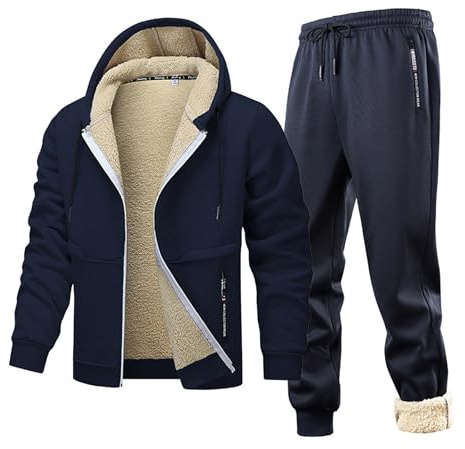 EODJXIO Tuta da Lavoro Uomo Leggera per Giardinaggio 2026 Pantaloni 3XL Pioggia Moto Hoodies Felpe Oversize Felpa Cotone Zip Cappuccio