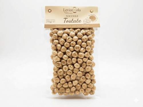 Levicciola - Pasta di nocciola PURA 100% Piemonte IGP Langhe - Senza zuccheri aggiunti, senza glutine e lattosio, Ideale per dolci gourmet e colazione - 250g