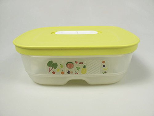 TUPPERWARE Kühlschrank 800 ml gelb KlimaOase flach PrimaKlima A180 Klimakönig 17186