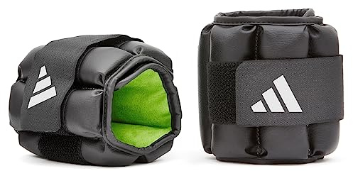 adidas Performance Gewichtsmanschetten für Handgelenke und Knöchel - 0,5kg, 1,0kg, 1,5kg - Verstellbare Fußgewichte, Armgewichte, Knöchelgewichte, Handgelenkgewichte
