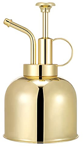 Cabilock 1stück Retro Sprühflasche Für Zimmerpflanzen Gießkanne Im Vintage-Stil Mit Präziser Düse Für Sukkulenten Für Gartenarbeit Und Wohnräume Gold