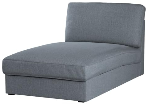 dekoria Ersatz für Bezug für Kivik Recamiere Sofa Husse passend für Modell Kivik, grau