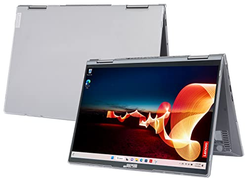 mCover Only Compatible with Lenovo ThinkPad X1 Yoga Gen 6/7/8 Series 2 in 1 Windows Notebook PC (Does not work with other Lenovo Models) 2021-2024, Clear