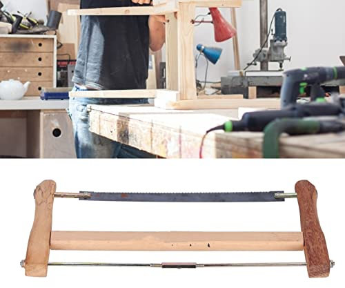 Scie à Archet avec Remplacement de Lame de Scie à Cadre de Construction Robuste pour la Gestion des Terres, les Travaux de Jardinage, le Jardinage et L'extérieur (Grand (580mm))