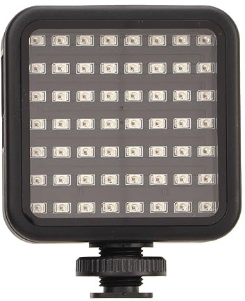 6,5 W Dimbart Infrarött Ljus med 3 Kalla Skor, 2200mAh, för Fotografering, Förbättra Videoinspelning och Vlogg, Justerbar Ljusstyrka