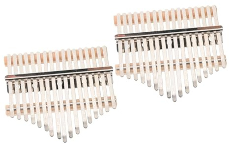 Generic 2sätze Kalimba Zubehör Töne Daumenklavier Ersatzteile Für Musiker Inklusive Holzunterlage Für Anfänger Musizieren Überall Und Jederzeit