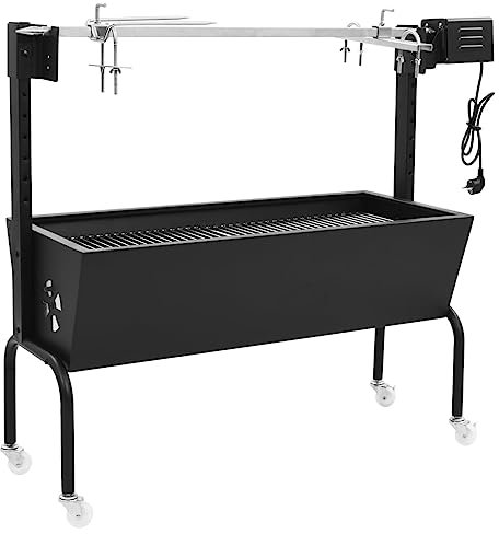 Asador eléctrico para barbacoa de acero inoxidable, 49326