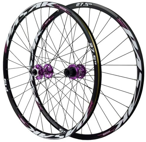 GEIRONV Mountainbike Räder mit Scheibenbremse, 24/26/27,5/29 Doppelwand Leichtmetallfelgen 32 Löcher Vorne 2 Hinten 4 Lager 7/8/9/10/11/12 Gänge 2000 G(Quick Release,24inch)
