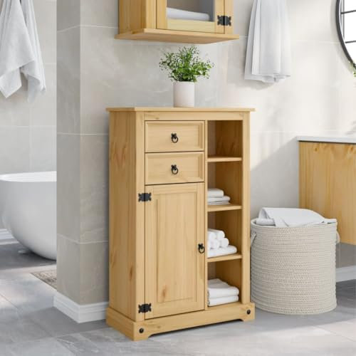 ARREDO ARREDO CASA ARREDO BAGNO CORONA 70X33X110 CM LEGNO MASSELLO PIN