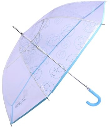 DON ALGODON Parapluie Femme Résistant au Vent, Ouverture Automatique, Design Raffiné Bleu