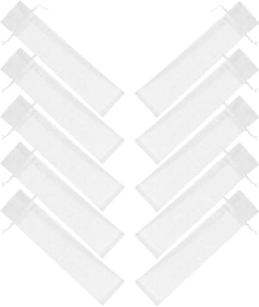 FOMIYES 30stücke Faltbare Organza Säckchen mit Kordelzug Multifunktions-verpackungsbeutel Bonbonbeutel Armband-verpackungsbeutel Kleine Schmuckbeutel Netzbeutel
