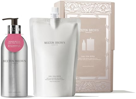 Molton Brown Fiery Pink Pepper Body Care Refill Gift Set