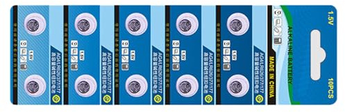 Lot de 10/20 piles bouton alcalines 1,5 V AG4 LR626 1,5 V pour jouets et télécommandes gadgets