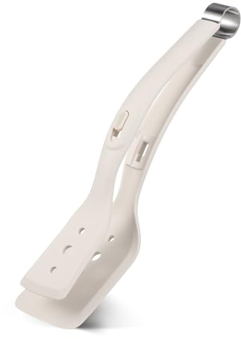 Hemobllo Pince Cuisine Silicone Multifonction Pince à Steak et Poisson Spatule Food Clamp pour Barbecue et Cuisson Polyvalente