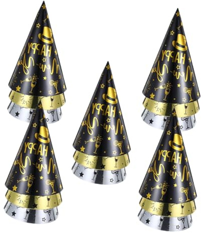 BESPORTBLE 15piezas Sombrero de Fiesta de Año para Celebraciones de Nochevieja Gorros de Cumpleaños Decorativos